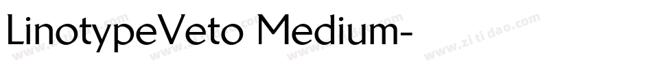 LinotypeVeto Medium字体转换